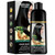 Black Hair Color Shampoo for 100% Gray Hair Coverage, 3 in 1 Black Hair Dye Shampoo for Women Men with Argan Oil Nourishing Scalp and Hair