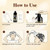 Black Hair Color Shampoo for 100% Gray Hair Coverage, 3 in 1 Black Hair Dye Shampoo for Women Men with Argan Oil Nourishing Scalp and Hair