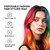 Gowwim Hair Wax Color, 13 Colors Temporary Hair Dye Natural Hair Color Wax, 72h Hold & Non - Greasy Hair Dye for Women & Men for Styling 1.76 Oz Black