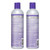 Jhirmack Silver Brightening Purple Shampoo and Conditioner Set for all types of silver, grey, and blonde hair