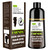 Farndu Dark Brown Hair Dye Shampoo for Women Men, 3 in 1 Hair Color Shampoo Dye for Grey Hair Coverage Champu Para Canas Mujer