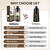 Farndu Dark Brown Hair Dye Shampoo for Women Men, 3 in 1 Hair Color Shampoo Dye for Grey Hair Coverage Champu Para Canas Mujer