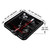 BYOOTIQUE Shampoo Bowl Hair Sink with Gel Neck Rest Hair Trap CUPC Vacuum Breaker Barber Salon Spa Mounting Ability for Home Barbershop