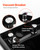 VEVOR Shampoo Basin, Black Hairdresser Sink Shampoo Bowl Sink, ABS Plastic Salon and Spa Hair Washing Sink, Hair Backwash Basin Beauty Salon Equipment for Hair Stylists