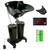 Portable Shampoo Bowl with Electric Pump, Rechargable Shampoo Basin with Sprayer and Water Tanks, Mobile Hair Washing Sink, Adjustable Portable Salon Sink for Home Salon Use (Rechargeable)