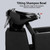 Winado Salon Shampoo Backwash Chair, Hair Wash Stations with Large Ceramic Bowl, Adjustable Shampoo Bowl Sink Chair for Barbershop Beauty Spa Massage Hairdressing Equipment