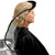 Betty Dain Hair Funnel For Upright Position Washing/Shampooing, Comfortable Alternative for Elderly, Handicapped, or Individuals With Neck Problems, Diverts Water into Bowl or Sink
