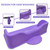 Silicone Portable Hair Washing Station for Kids,Toddlers and Elderly,Shampoo Basin/Bathtub Shampoo Basins, Attached Shampoo Brush and Bath Rinse Cup,Neck Support Shampoo Bowl for Sink at Home (Purple)