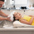 Wibeelee Hair Washing Station for Kids Waterproof Shampoo Foam Mat with Ergonomic Design Non Slip Bath Pillow Sink Soft Neck Support for Easy Hair Wash