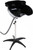 Height Adjustable Portable Shampoo Sink with 270° Rotation, Deep Hair Washing Basin & Drain Hose for Home/Salon - Black