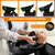 Tythical Shampoo Bowl Chair for Salon, Backwash Station Shampoo Sink with Tilting Ceramic Bowl Professional Salon Shampoo Chair for Spa Barbershop Beauty Equipment