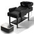 Shampoo Bowl and Chair Set for Salon, Hair Washing Station for Hair Stylist, ABS Shampoo Sink with Footrest & Bottom Storage for Spa Beauty Barbershop