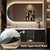 ZGNBSD Modern Bathroom Vanity - with Sink and Anti-Fog Mirror | Luxury Stone Undermount Sink | Multi-Storage Cabinet | Soft-Close Drawer | Moisture-Resistant Bathroom Vanity (SMART Mirror,44 in)