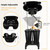 johgee Adjustable Portable Shampoo Bowl with Electric Pump,Hair Washing Station Sink with Buckets&Drain Hoses,Portable Wash Bowl for Hairstylist,Portable Salon Sink Hair Wash Basin for Home Barber Use