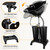 johgee Portable Shampoo Bowl with Electric Pump, Plastic Shampoo Unit with 2 Bucket and Drain Hoses, Basin Height Adjustable Portable Salon Sink for Home Salon Use