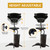 Portable Shampoo Bowl (Pack of 1) | Adjustable Basin Height,One-Bucket Design with Drain Hoses | Home & Barber Use | Black