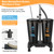Rechargeable Portable Shampoo Bowl with Electric Pump, Adjustable Portable Hair Washing Station with 2 Tanks and Drain Hoses, Basin Height Portable Salon Sink for Home Barber Use