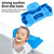 Triplgoat Silicone Shampoo Bowl, Portable Hair Washing Basin for Sink, Suction Cups No Drain Hose, for Kids Adults Elderly Bedridden Care