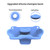 Triplgoat Silicone Shampoo Bowl, Portable Hair Washing Basin for Sink, Suction Cups No Drain Hose, for Kids Adults Elderly Bedridden Care