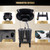 Portable Shampoo Bowl with Electric Pump, Hair Washing Tray for Sink at Home, Plastic Shampoo Unit with 2 Bucket and Drain Hoses for Home, Beauty Salon, Spa, Barber Shop