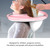 Hair Shampoo Basin, Portable Hair Washing Tray Pink with Detachable Drain Hose for Home