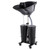 Portable Shampoo Bowl, 20L 270 Degree Rotation Hair Washing Station Backwash Shampoo Bowl Basin Hairdress Spa Salon Hair Washing Sink With 2 Buckets Height Adjustable For Home Salon Use, Black