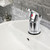 Beaupretty Professional Hair Salon Faucet Hot and Cold Water Mixing Valve Tap for Shampoo Bed Sink Easy Install Durable 5.31X3.34X1.85In
