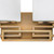 Hinkley Lanza Contemporary Modern Two Light 120W G9 Bathroom Vanity Fixture, Brushed Bronze