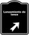 Lanzamiento de lanza Spanish Black Sign Arrow Up Right Aluminum Composite Sign 15 x 18 inches