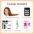 Mannequin Head 80% Human Hair with Tripod Stand,28 Inch Make up Cosmetology Manikin Practice Doll Head,Braiding Hairdressing Head with Table Clamp + DIY Hair Styling Set