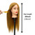 26"-28" Light Auburn Hair Mannequin Head Practicing Braiding, Cosmetology Mannequin Head with Hair for Styling, Training Doll Head for Group Practice Braids Skills and Have Fun