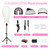 Firstwon 22 Inch Wig Head Mannequin Head for Wigs, Wig Stand with Head for Hair Styling Practice Display Wigs Making Tripod Stand with T Pins Set