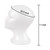 MapofBeauty Wig Stand, Mannequin Head Foam Display for Masks Hats DIY Decoration Wig Head (White)