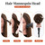 20" Mannequin Head Human Hair,100% Real Hair Mannequin Head,Cosmetology Human Hair Mannequin Doll Head for Hair Styling,Practice Braiding Styling Head with Table Clamp Suitable for Hair Extensions