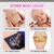 Lash Mannequin Head, CALAILIS Mannequin Head, Eyelash Extension Mannequin Head, Doll Head for Lash Extensions, Eyelash Mannequin Head with 4 Pairs Removable Eyelids (Skin Colour)