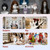 STUDIO LIMITED 11.4-Inch Styrofoam Mannequin Head (3 Pack) – White Foam Wig Display Stand for Wigs, Hats & Hairpieces, Professional Salon and Cosmetology Use