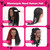 Mannequin Head with Human Hair 16" Cosmetology Manikin Doll Head 100% Real Human Hair for Styling Hairdresser Practice Braiding with Free Clamp Holder