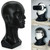LIAMTU Mannequin Head Male Face Model Display Stand for Wigs Hat Glasses Mask Headphone (black)