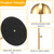 Sintuff 4 Pcs Hat Display Stand:adjustable 7.9-15.7inch Wigs Head Holder Stand Non Slip Stainless Steel Metal Rack for Multiple Hats Wig Storage Styling Practice(Gold,Round Base)