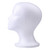 Foraineam 3 Pieces Foam Mannequin Head Wig Head, Female Mannequin Wig Display Stand Holder, Cosmetics Model Head White Foam Heads for Glasses Mask Hat Headband Hairpieces and More