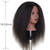 ISHOT Mannequin Head Human Hair,16"100% Real Human Hair,Beauty School Hair Practice Head,Manikin Cosmetology Hairdresser Training Head,Doll Head