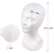 MapofBeauty Male Foam Mannequin Head Styrofoam wig Display Stand Hats Masks Wigs Making Styling Manikin Head (White)