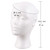MapofBeauty Styrofoam Foam Mannequin Head Stand Wigs Display Styling Hat Storage Lightweight DIY Wig Head (White)