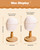 CHADWICK UnPinnable Baby Mannequin Head - Wig Stand for Kids, Plastic Model for Hats, Wigs, Glasses, Scarves Display - Baby Girl Children Hat Stand, Canvas Block Manikin for Home, Salon (47cm)