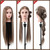 Mannequin Head with Hair, 26" Hair Mannequin Manikin Head Hair Practice Cosmetology Hair Doll Head Styling Hairdressing Training Braiding Cutting Setting with Clamp Holder and Tools