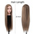 Mannequin Head with Hair, 26" Hair Mannequin Manikin Head Hair Practice Cosmetology Hair Doll Head Styling Hairdressing Training Braiding Cutting Setting with Clamp Holder and Tools
