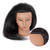 Mannequin Head Human Hair 16", Manikin Head with 100% Human Hair,Cosmetology Mannequin Head practice kit Doll head hair styling,for Braiding Hairdresser Practice Styling (16inch)
