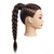 Czrleaty 80% Real Human Hair Mannequin Head for Braiding - Manikin Head for Hair Styling Practice, 28" Professional Training Mannequin Head with Hair for Beauty School Students