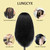 LUNGCYX Mannequin Head Human Hair, Cosmetology Manikin With 100% Real Human Hair Doll Head for Hairdresser Training Practice Braiding Hair Styling (BLACK-508)