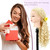 Mannequin Head with 80% Human Hair for Hair Styling Practice 26-28 Inch Straight Hair Training Head for Cosmetology Barber Hairdresser Students and Professionals (613)